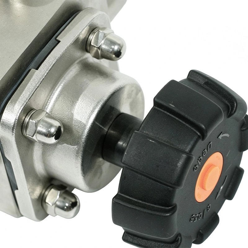 Sanitary 3-Way Diaphragm Valve