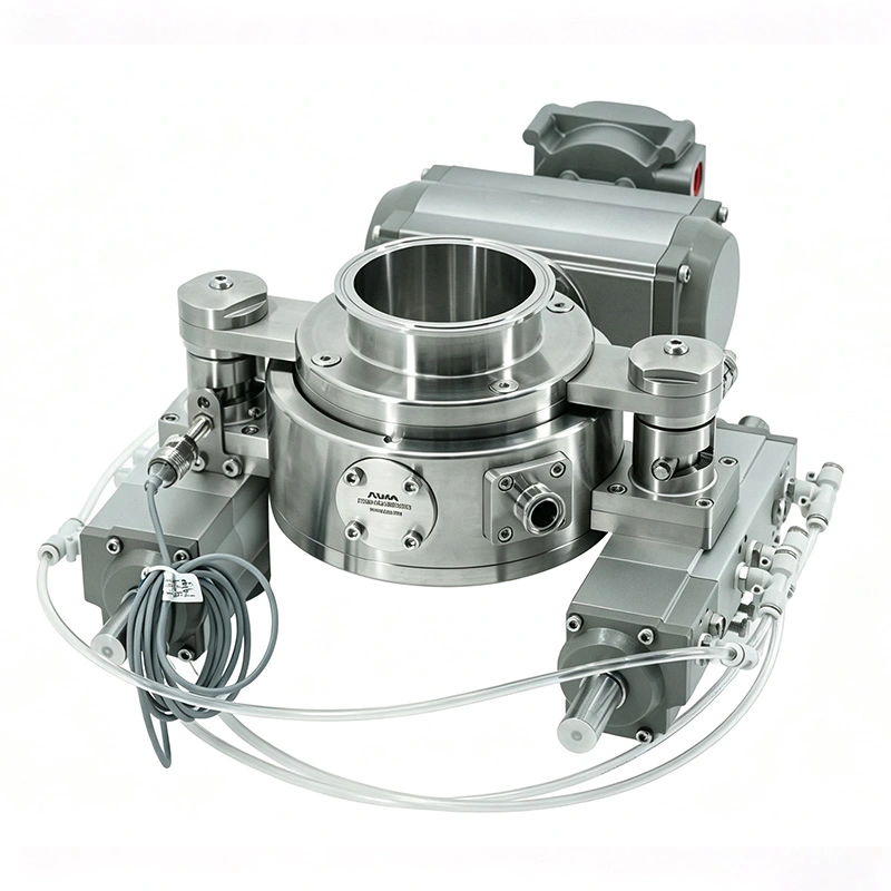 Injap Rama-Rama Split Sanitari Automatik Pneumatik