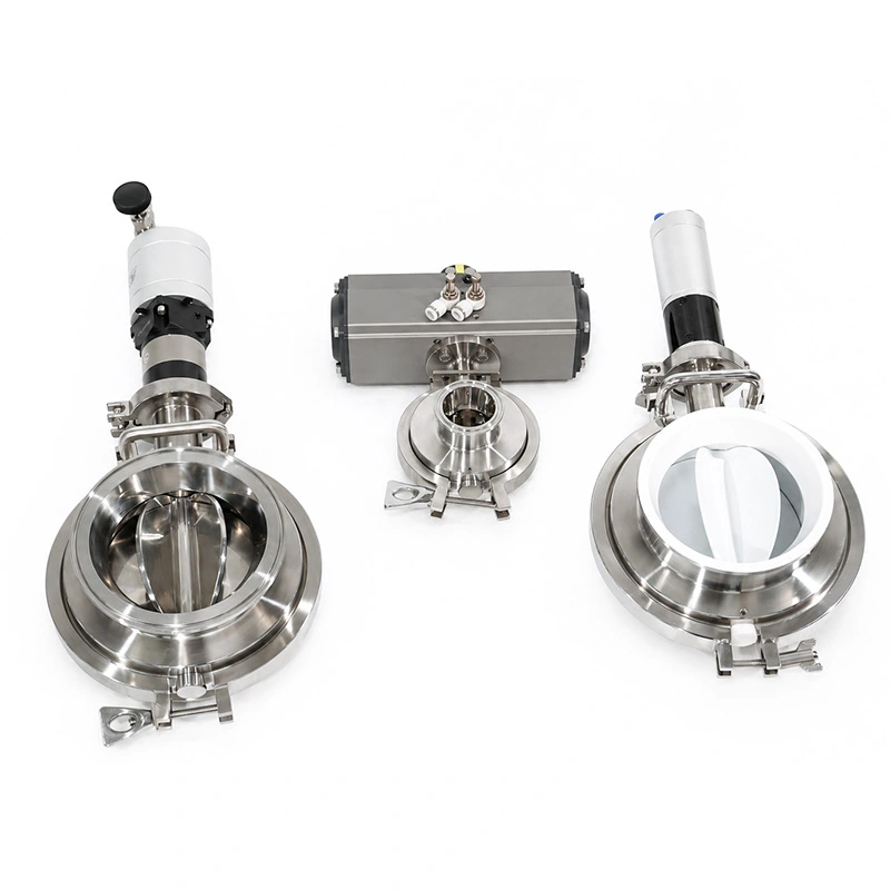 Sanitary Rotary Airlock Valve untuk Bahan Pukal Kering